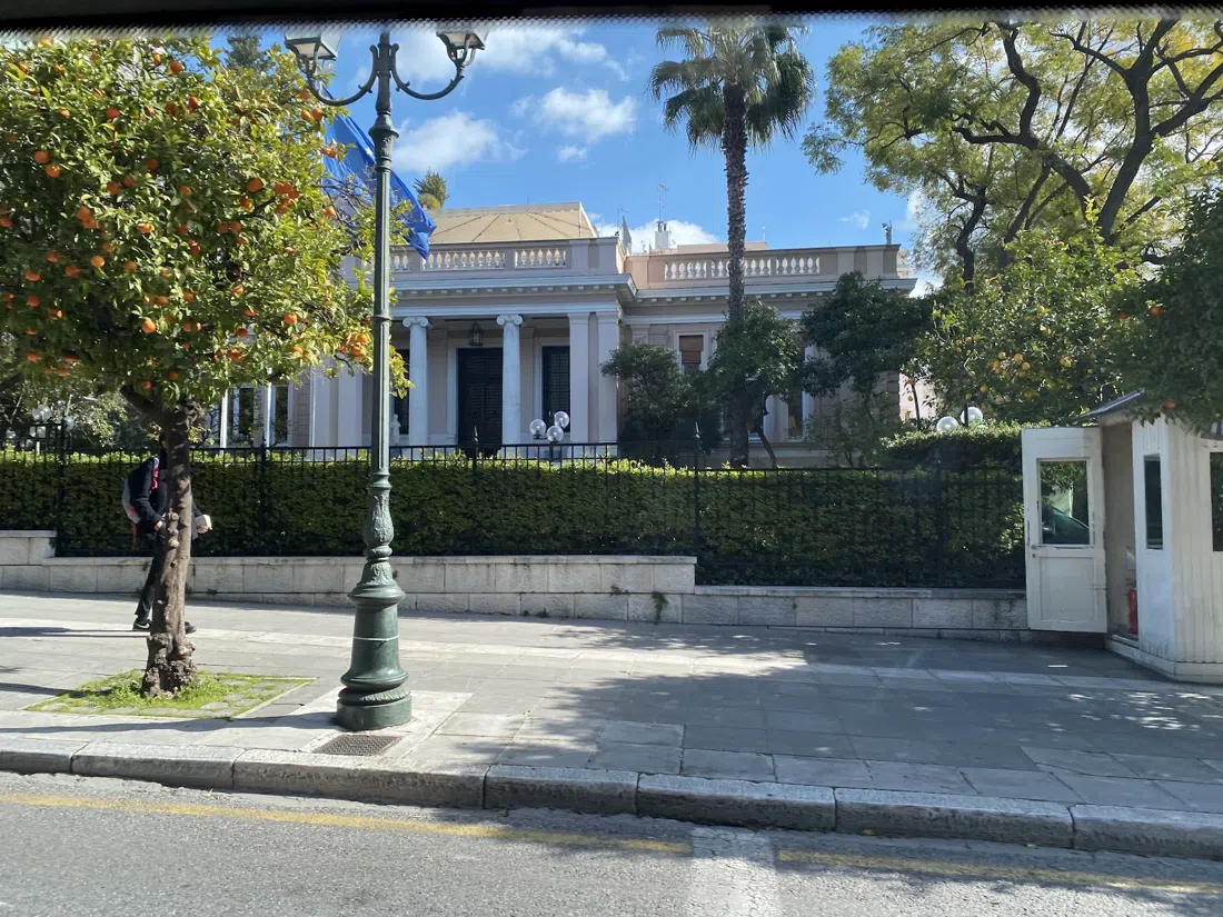 Presidential Guard (Evzones) at the Presidential Mansion, Athens